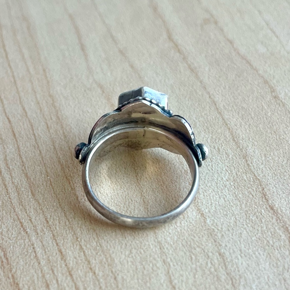 Handmade Alexandrite silver ring - Picture 8 of 14
